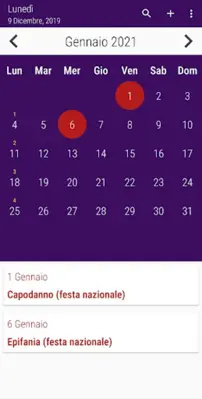 Calendario Italiano android App screenshot 0