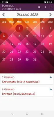 Calendario Italiano android App screenshot 1