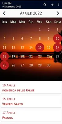 Calendario Italiano android App screenshot 3